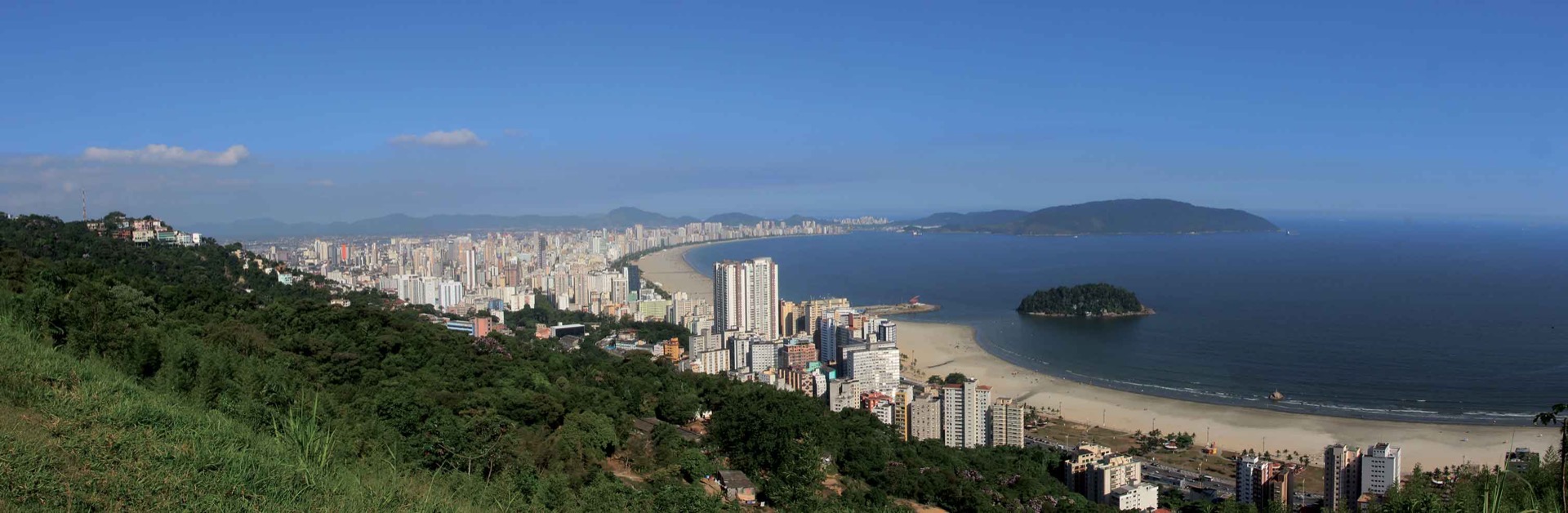 Vista panorâmica de Santos