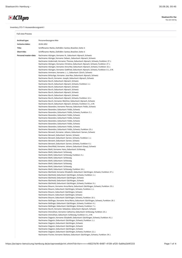 Capa do PDF: lista de passageiros do Marbs
