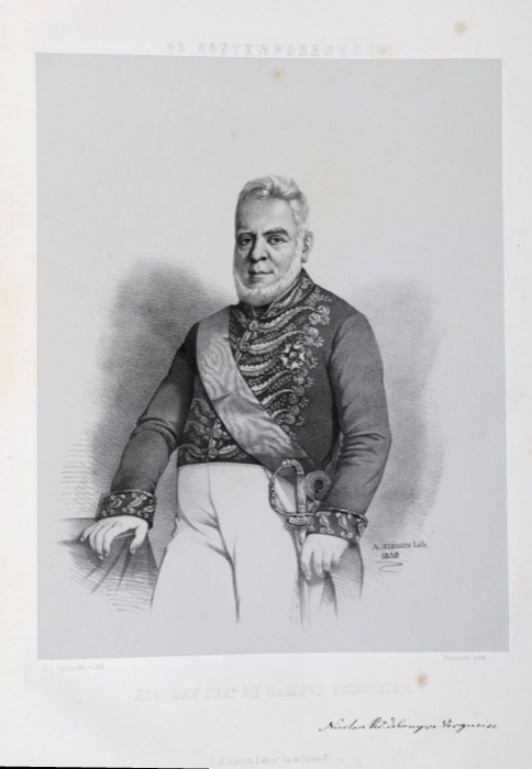 Porträt von Senator Nicolau Pereira de Campos Vergueiro